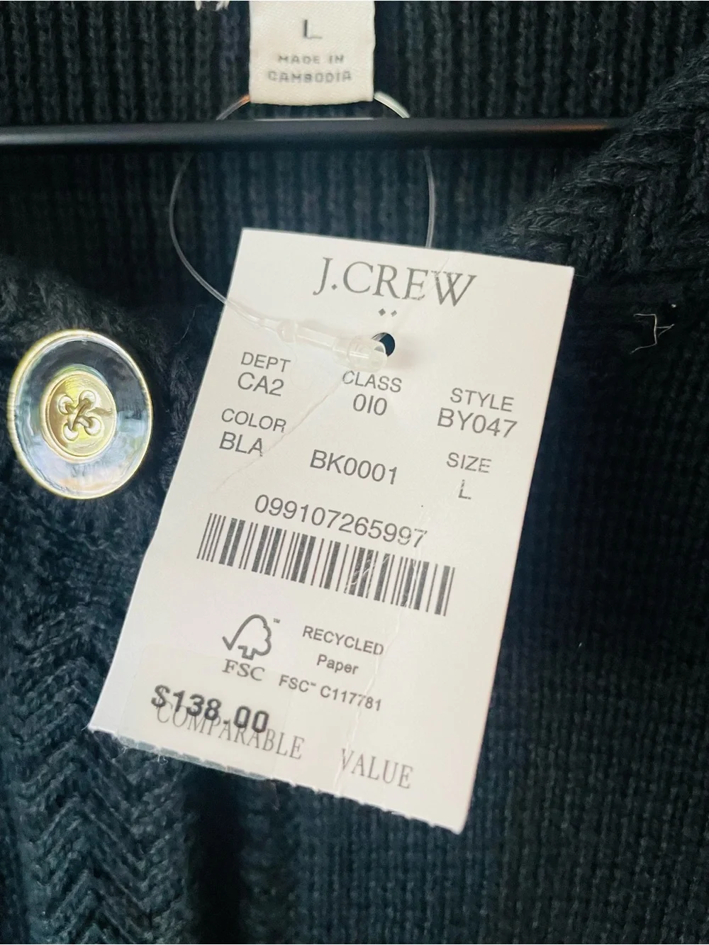 J. Crew Lady Day Sweater Jacket Cardigan NWT